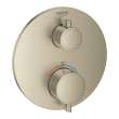24133EN0 Grohtherm Dual Function 2-Handle Thermostatic Trim in Brushed Nickel Infinity Finish