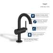 Atrio Single Hole Single-Handle M-Size Bathroom Faucet, 1.2 GPM (4.5 L/min), 24351GN0