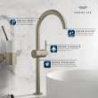 Atrio Single Hole Single-Handle Vessel Sink Faucet without Handles, 1.2 GPM (4.5 L/min), 24352EN0
