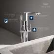 Allure Single-Handle Freestanding Tub Faucet with 1.75 GPM (6.6 L/min) Hand Shower, 25222001