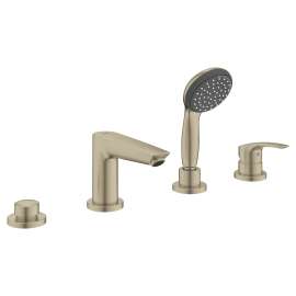 4-Hole Single Handle Deck Mount Roman Tub Faucet with 1.75 GPM (6.6 L/min) Hand Shower, 25245EN3