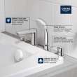 4-Hole Single Handle Deck Mount Roman Tub Faucet with 1.75 GPM (6.6 L/min) Hand Shower, 25245EN3