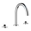 Atrio 3-Hole 2-Handle Deck Mount Roman Tub Faucet without Handles, 25273000