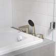 Eurosmart 4-Hole Single Handle Deck Mount Roman Tub Faucet with 1.5 gpm (5.7 L/min) Hand Shower, 25277EN3