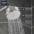 Tempesta 100 Shower Head, 4