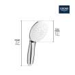 Tempesta 110 Round 2-Spray Hand Shower, 1.5 GPM (5.7 L/min), 260472432