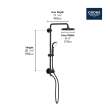 210 Shower System, 1.75 gpm (6.6 L/min), 26123001
