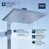 150 Shower Head, 6" - 1 Spray, 1.75 GPM (6.6 L/min), 26468GN0