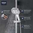 Hand Shower - 3 Sprays, 1.75 GPM (6.6 L/min), 265452430