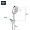 Hand Shower Kit - 3 Sprays, 1.75 gpm (6.6 L/min), 26604EN0