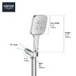 Hand Shower - 3 Sprays, 1.75 gpm (6.6 L/min), 26605000