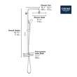 310 CoolTouch Thermostatic Shower System, 1.75 gpm (6.6 L/min), 26726000
