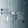 Tempesta 110 Square 3-Spray Hand Shower, 1.75 GPM (6.6 L/min), 26903EN2