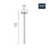 12" Ceiling Shower Arm With Square Flange, 27487EN0