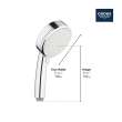 100 Hand Shower - 2 Sprays, 1.5 GPM (5.7 L/min), 275712432