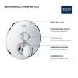 Single Function Thermostatic Valve Trim, 291362430