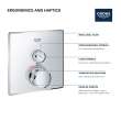 Single Function Thermostatic Valve Trim, 29140EN0