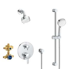 Cosmopolitan 2-Handle Pressure Balance Rainshower Bundle, 29429000