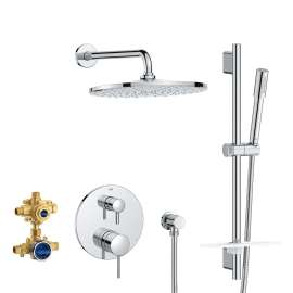 Timeless 2-Handle Pressure Balance Rainshower Bundle, 29430000