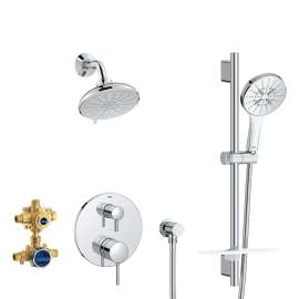 Timeless 2-Handle Pressure Balance Shower Bundle, 29431000