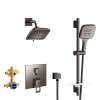 Eurocube 2-Handle Pressure Balance Shower Bundle, 29433A00