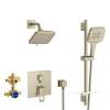 Eurocube 2-Handle Pressure Balance Shower Bundle, 29433EN0