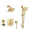 Eurocube 2-Handle Pressure Balance Shower Bundle, 29433GN0