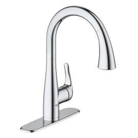 Single-Handle Pull Down Kitchen Faucet Dual Spray 1.75 GPM (6.6 L/min), 30211001