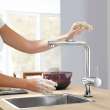 Minta Single-Handle Pull-Out Kitchen Faucet Single Spray 1.75 GPM (6.6 L/min) with Touch Technology, 30218001