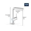 Minta Single-Handle Pull-Out Kitchen Faucet Dual Spray 1.75 GPM (6.6 L/min), 30300GN0
