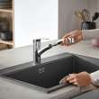 Eurosmart Single-Handle Dual Spray Pull-Out Kitchen Faucet 1.75 gpm (6.6 L/min), 30306001
