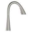 GROHE Zedra Single-Handle Pull Down Triple Spray Bar Faucet 1.75 GPM (6.6 L/min), 30368DC2