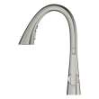 GROHE Zedra Single-Handle Pull Down Triple Spray Bar Faucet 1.75 GPM (6.6 L/min), 30368DC2
