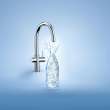 GROHE Blue Single-Handle Pull Down Kitchen Faucet Single Spray 1.75 GPM (6.6 L/min) with Chilled & Sparkling Water, 31251002