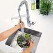Eurocube Single-Handle Semi-Pro Dual Spray Kitchen Faucet 1.75 GPM (6.6 L/min), 31401DC0