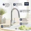 Concetto Single-Handle Pull Down Prep Faucet 1.75 GPM (6.6 L/min), 31479GN1