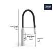 Concetto Single-Handle Semi-Pro Dual Spray Kitchen Faucet 1.75 GPM (6.6 L/min), 314922430
