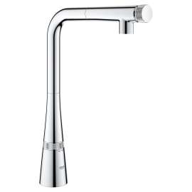 GROHE Zedra SmartControl Pull-Out Single Spray Kitchen Faucet 1.75 GPM (6.6 L/min), 31559002