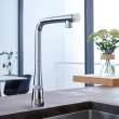 GROHE Zedra SmartControl Pull-Out Single Spray Kitchen Faucet 1.75 GPM (6.6 L/min), 31559002
