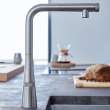 GROHE Zedra SmartControl Pull-Out Single Spray Kitchen Faucet 1.75 GPM (6.6 L/min), 31559DC2