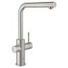 GROHE Blue Single-Handle Pull-Out Kitchen Faucet Single Spray 1.75 GPM (6.6 L/min) with Chilled & Sparkling Water, 31608DC2