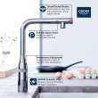 Essence SmartControl Pull-Out Single Spray Kitchen Faucet 1.75 GPM (6.6 L/min), 31616000