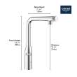 Essence SmartControl Pull-Out Single Spray Kitchen Faucet 1.75 GPM (6.6 L/min), 31616DC0