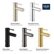 Single Hole Single-Handle S-Size Bathroom Faucet, 1.2 GPM (4.5 L/min), 322162431