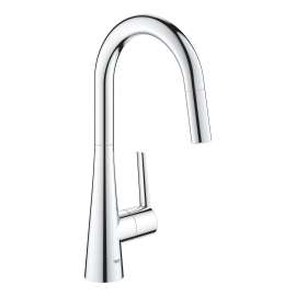 GROHE Zedra Single-Handle Pull Down Kitchen Faucet Dual Spray 1.75 GPM (6.6 L/min), 32226003