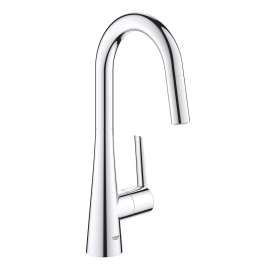 GROHE Zedra Single-Handle Pull Down Dual Spray Prep Faucet 1.75 GPM (6.6 L/min), 32283003