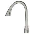 GROHE Zedra Single-Handle Pull Down Kitchen Faucet Triple Spray 1.75 GPM (6.6 L/min), 32298DC3