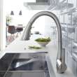 GROHE Zedra Single-Handle Pull Down Kitchen Faucet Triple Spray 1.75 GPM (6.6 L/min), 32298DC3