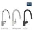 Concetto Single-Handle Pull-Down Kitchen Faucet Dual Spray 1.75 GPM (6.6 L/min), 32665003
