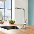 GROHE Zedra Single-Handle Pull-Out Kitchen Faucet Dual Spray 1.75 GPM (6.6 L/min), 33893DC2